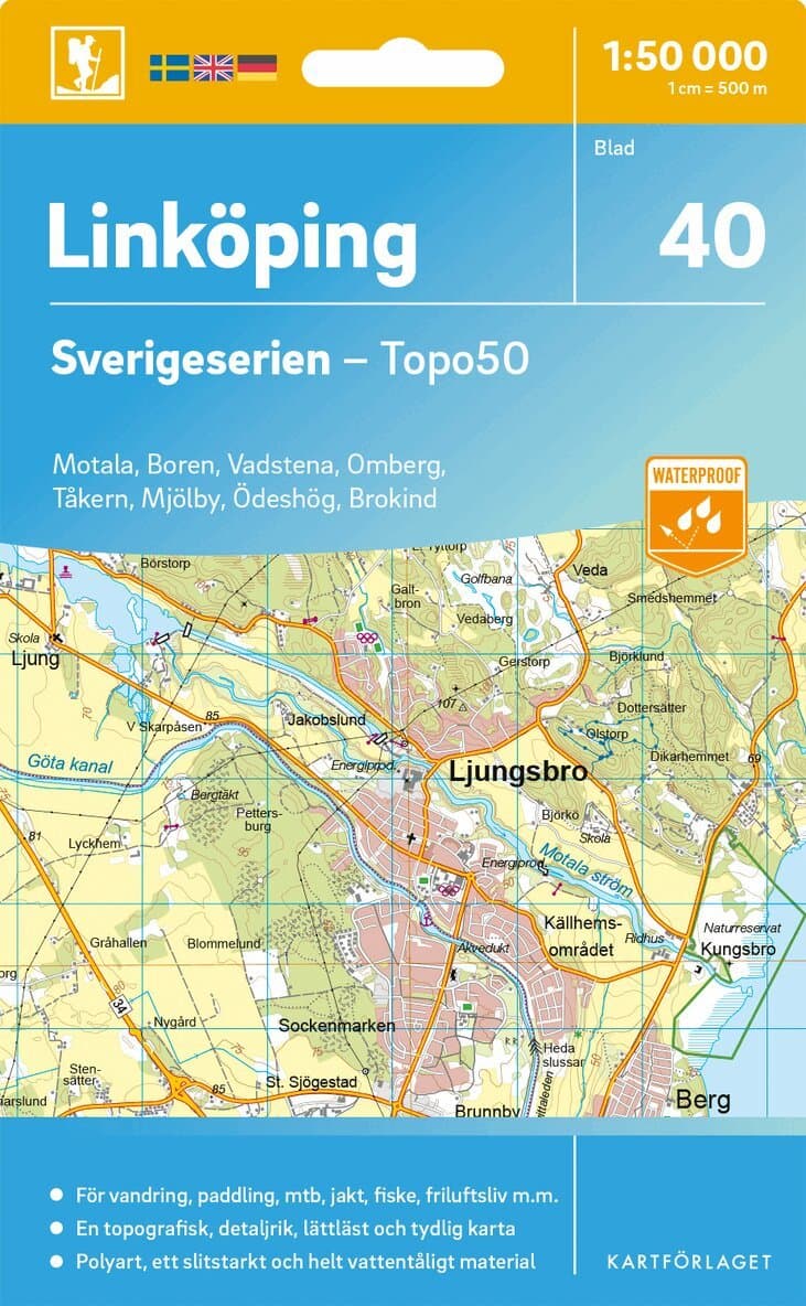40 Linköping Sverigeserien Topo50
