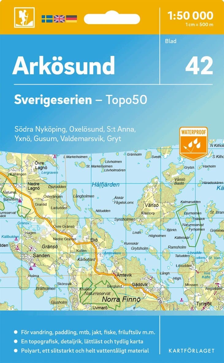42 Arkösund Sverigeserien Topo50
