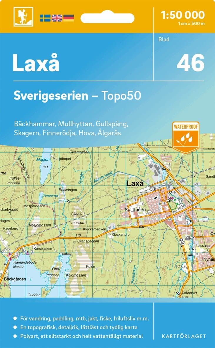 46 Laxå Sverigeserien Topo50