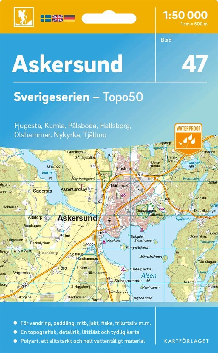 47 Askersund Sverigeserien Topo50