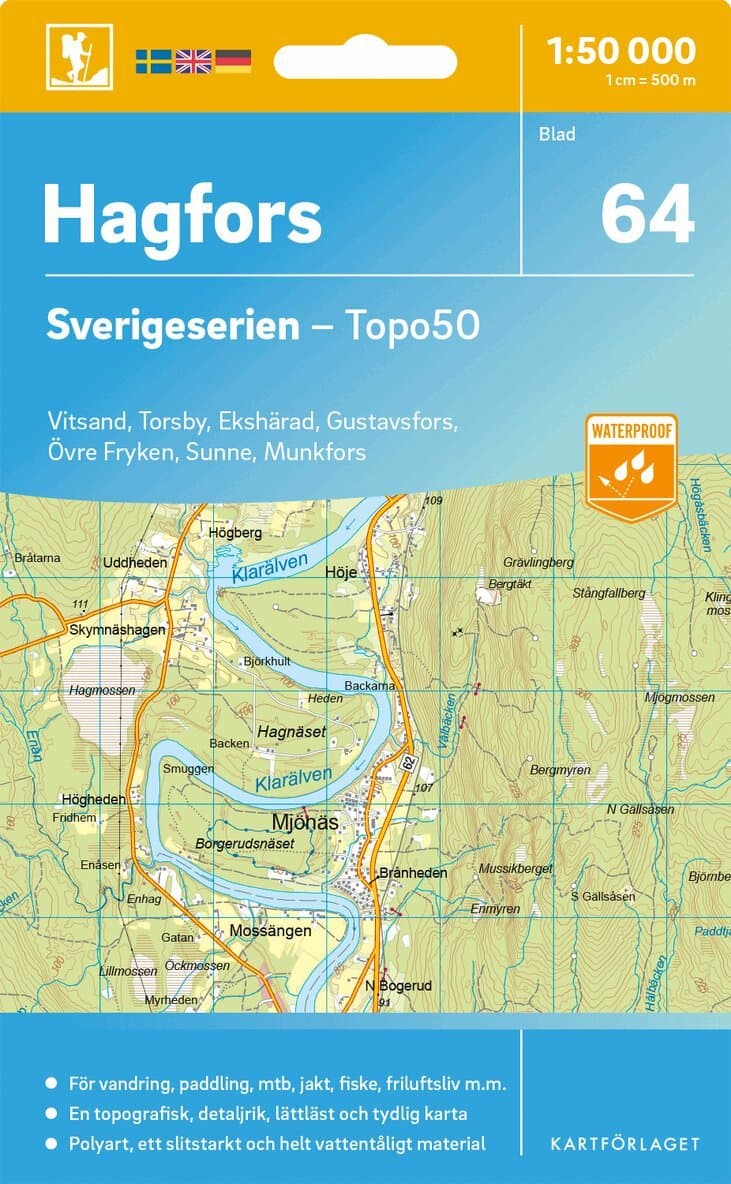 64 Hagfors Sverigeserien Topo50