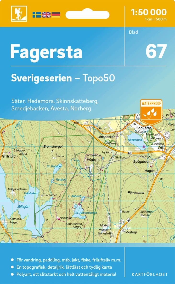 67 Fagersta Sverigeserien Topo50