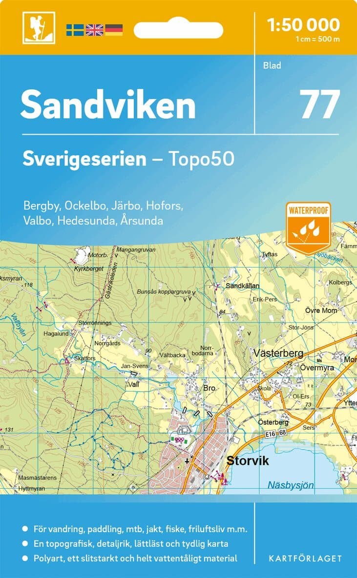 77 Sandviken Sverigeserien Topo50