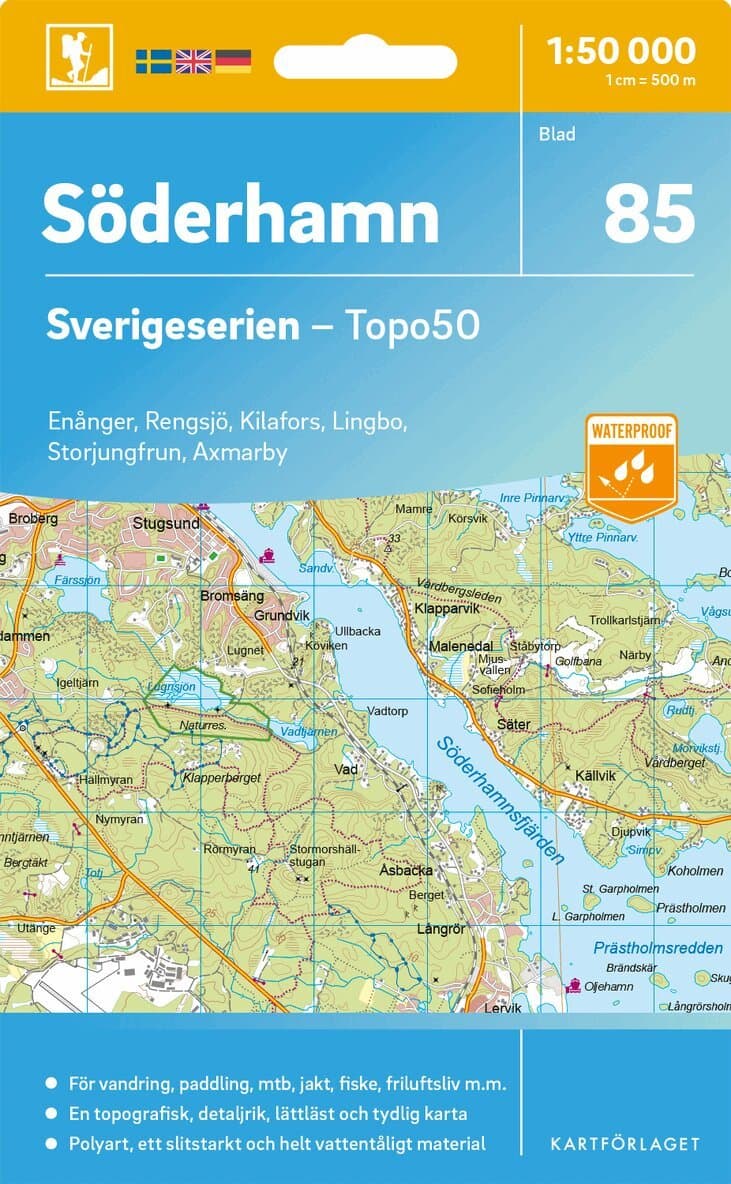 85 Söderhamn Sverigeserien Topo50