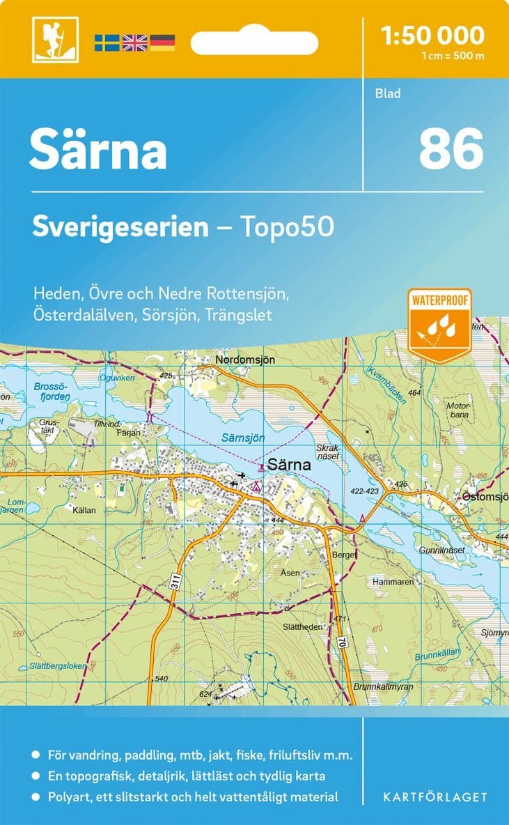 86 Särna Sverigeserien Topo50