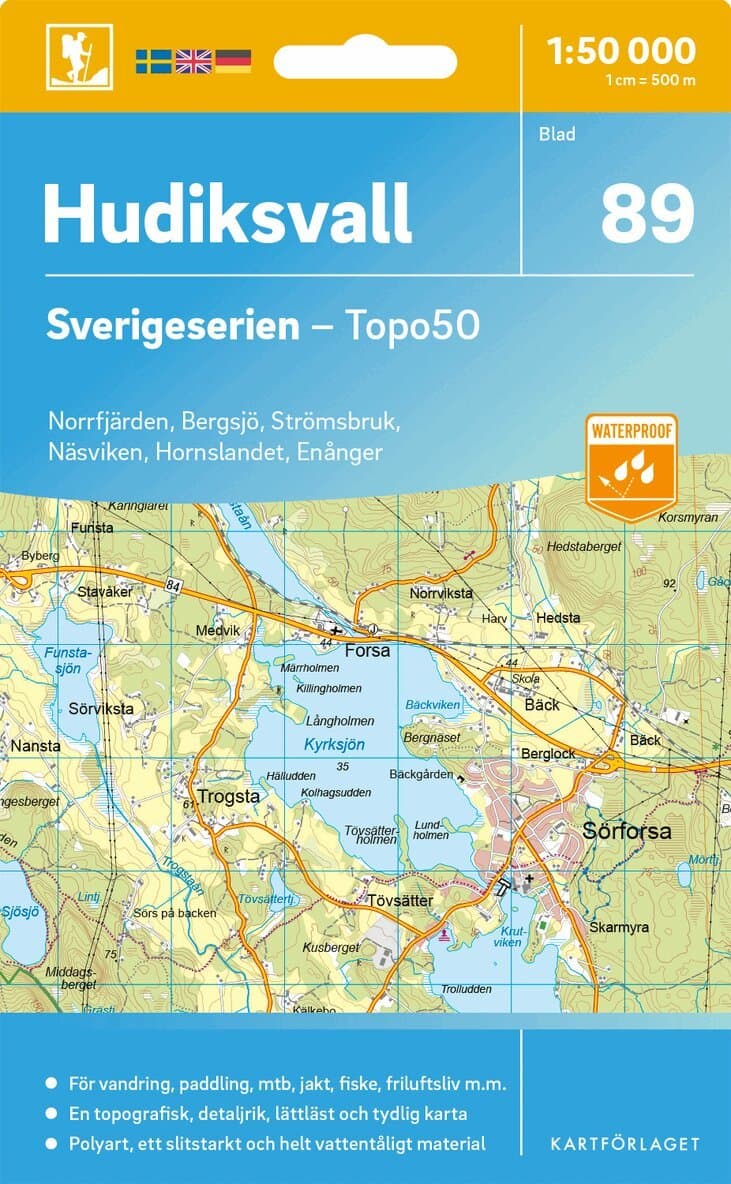 89 Hudiksvall Sverigeserien Topo50