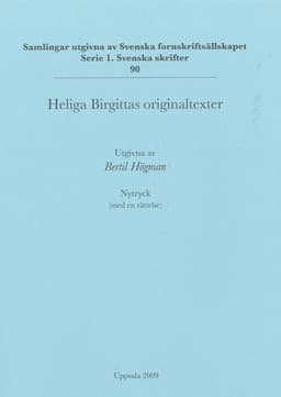 Heliga Birgittas originaltexter