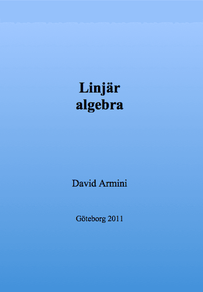Linjär algebra
