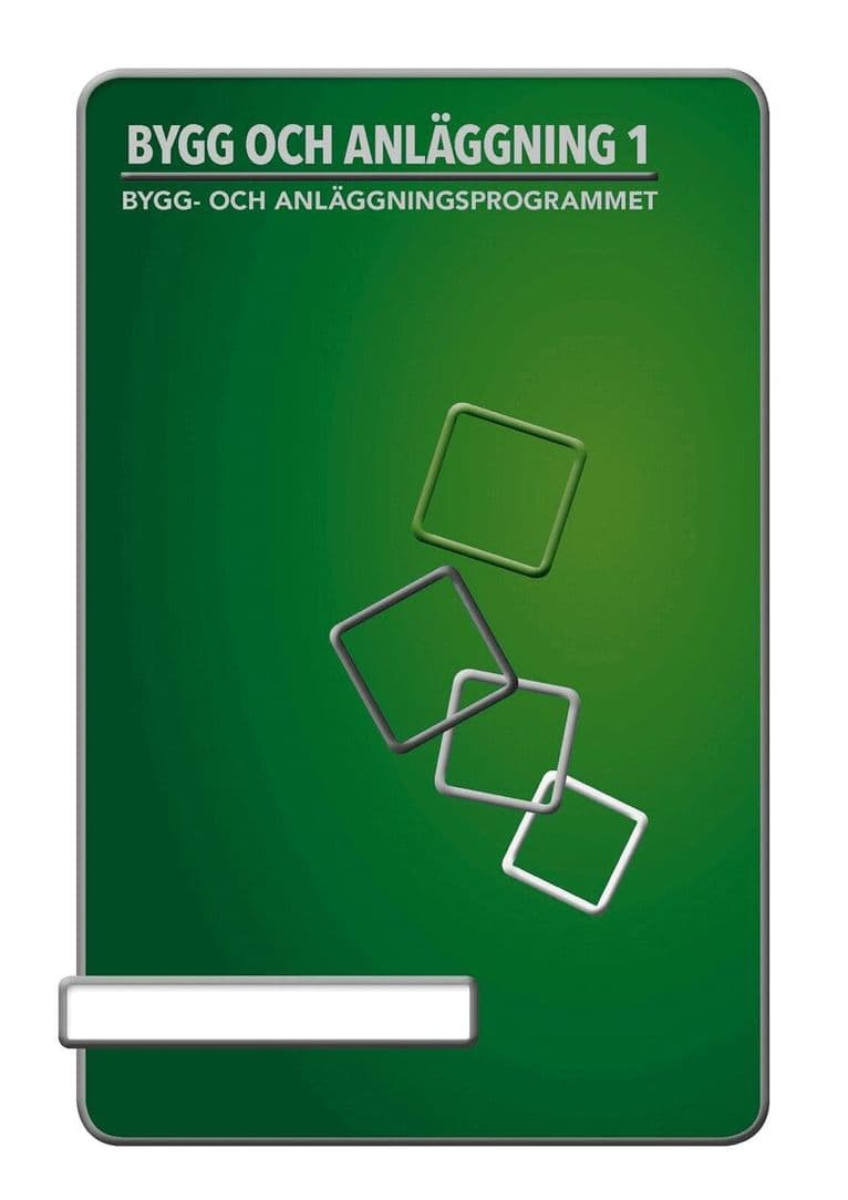 BokGym Bygg och anläggning 1, bok