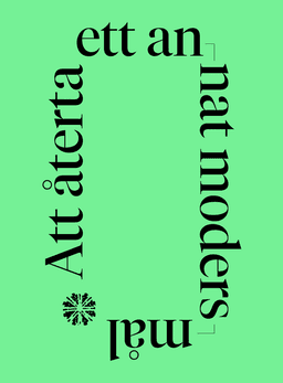 Att återta ett annat modersmål