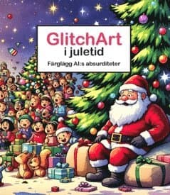 GlitchArt i juletid : färglägg AI:s absurditeter
