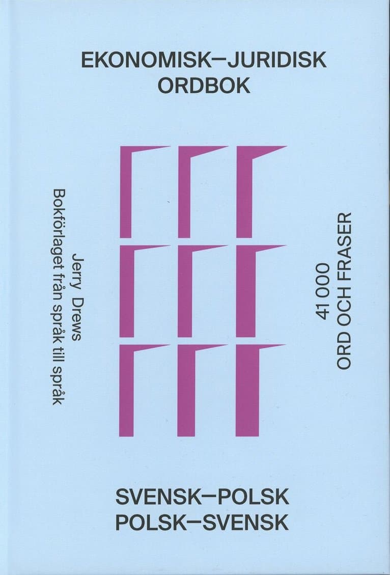 Ekonomisk-juridisk ordbok : svensk-polsk/polsk-svensk
