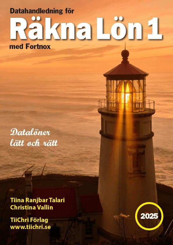 Datahandledning för Räkna Lön 1 - 2025 med Fortnox