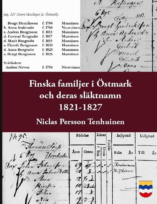 Finska familjer och deras släktnamn i Östmark 1821-1827 : med tillägg av mantalslängder under 1600-talet samt kyrkobok 1711-1719 och släktnamnsformer 1707-1803