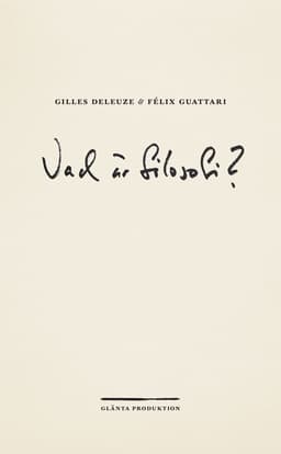Vad är filosofi?