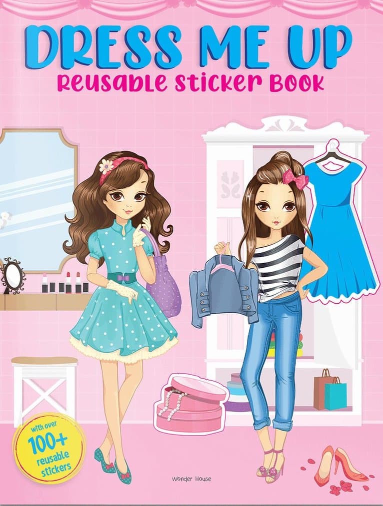 Dress Me Up Reusable Sticker Book For Chindren