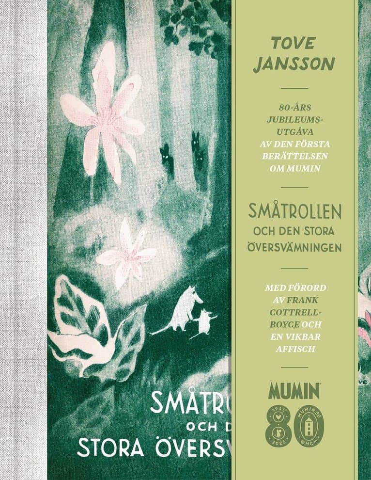 Omslag till boken Småtrollen och den stora översvämningen av Tove Jansson