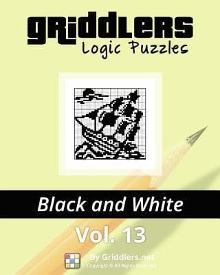 Omslag till boken Griddlers Logic Puzzles: Black and White av Rastislav Rehak
