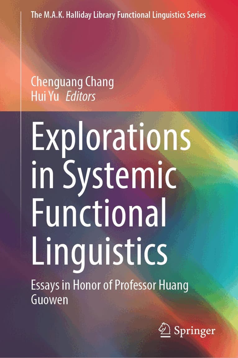 Explorations in Systemic Functional Linguistics
