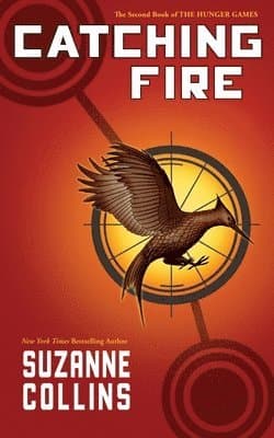 Omslag till boken Catching Fire av Suzanne Collins
