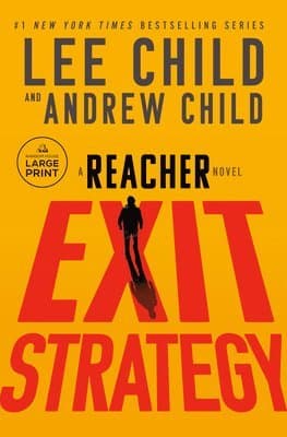 Omslag till boken Exit Strategy av Lee Child