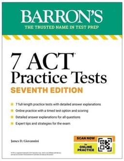 7 ACT Practice Tests, Seventh Edition + Online Practice (2026)
