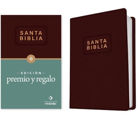 Santa Biblia NTV, Edicion premio y regalo  (ViniPiel, Vino tinto, Letra Roja)