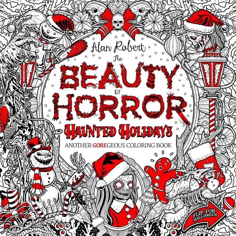 Beauty of Horror: Haunted Holidays Coloring Book