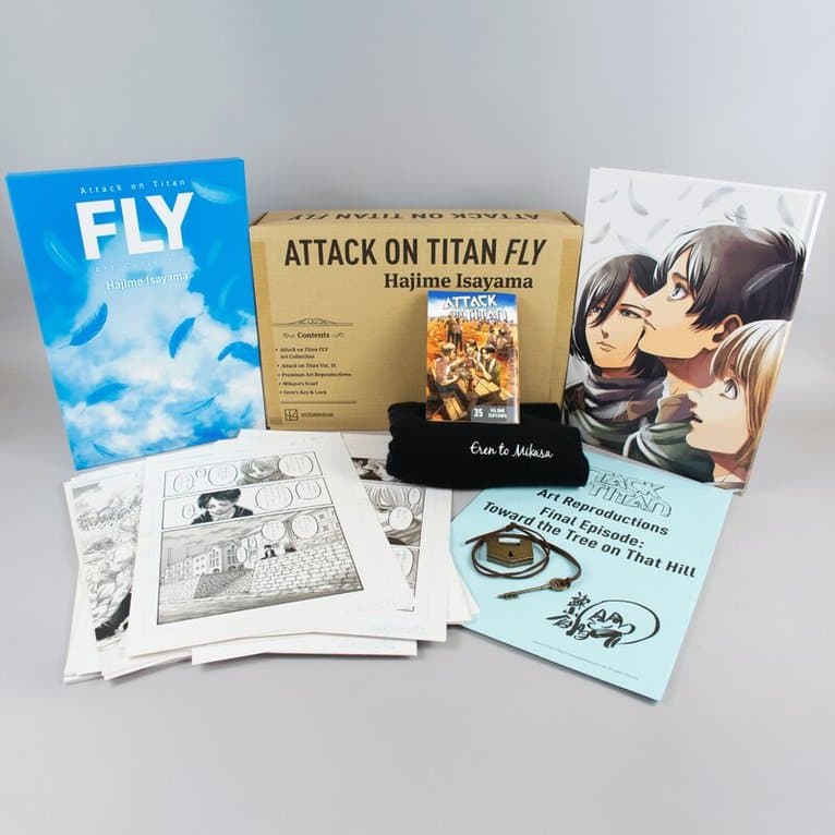 Attack on Titan 35: FLY Collector's Box Set