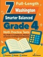 7 Full-Length Washington Smarter Balanced Grade 4 Math Practice Tests