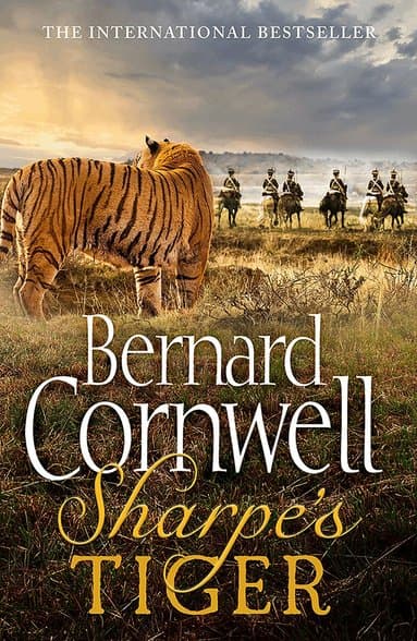 Omslag till boken Sharpe's Tiger av Bernard Cornwell