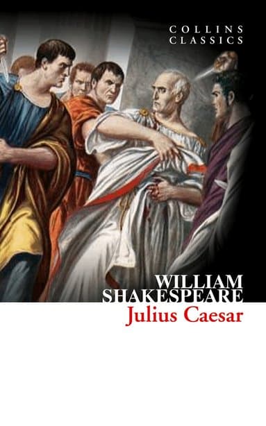 Omslag till boken Julius Caesar av William Shakespeare