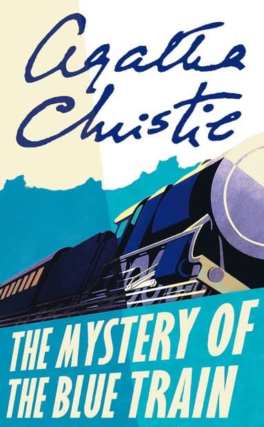 Omslag till boken Mystery of the Blue Train av Agatha Christie