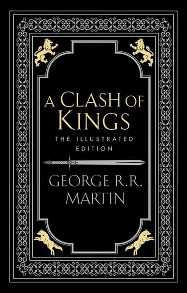 Omslag till boken Clash of Kings av George R. R. Martin