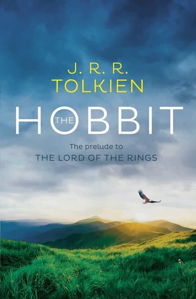 Omslag till boken Hobbit av J. R. R. Tolkien