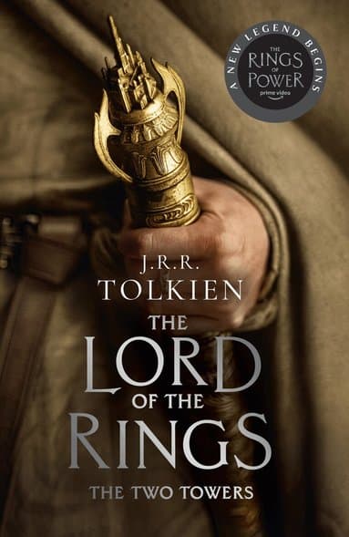 Omslag till boken Two Towers av J. R. R. Tolkien