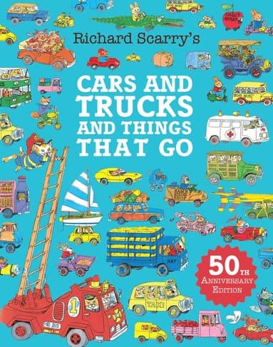 Omslag till boken Cars and Trucks and Things That Go av Richard Scarry