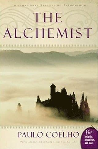 Omslag till boken The Alchemist av Paulo Coelho