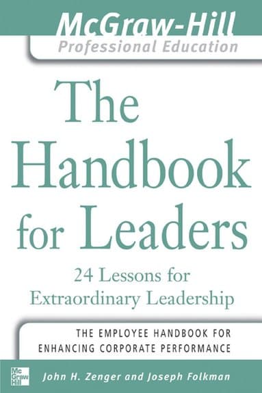 Handbook for Leaders