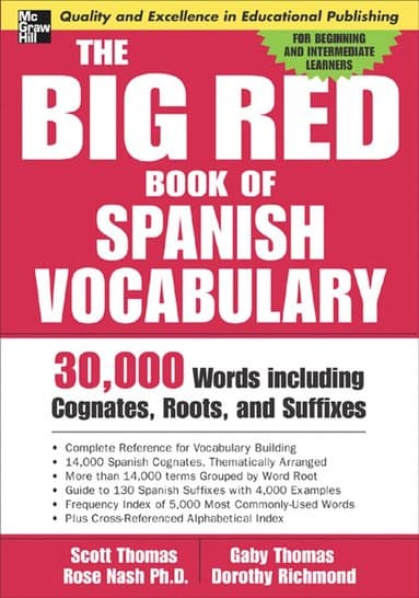 Big Red Book of Spanish Vocabulary