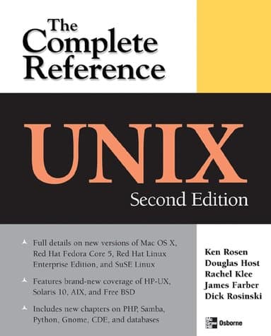 UNIX: The Complete Reference, Second Edition