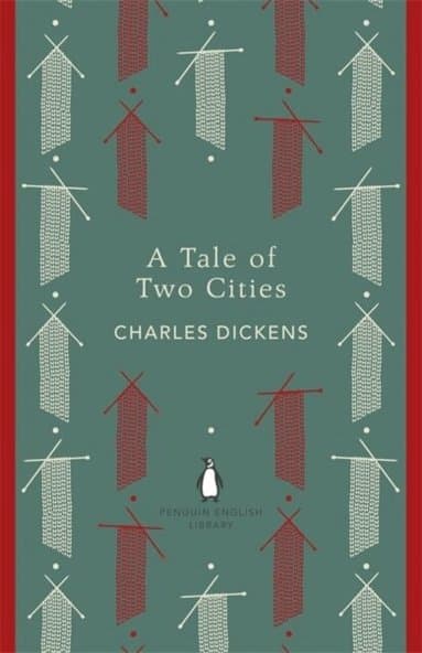 Omslag till boken Tale of Two Cities av Charles Dickens