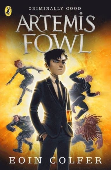 Omslag till boken Artemis Fowl av Eoin Colfer