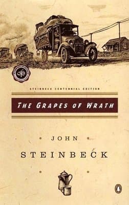 Omslag till boken The Grapes of Wrath av John Steinbeck
