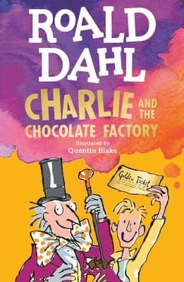 Omslag till boken Charlie and the Chocolate Factory av Roald Dahl