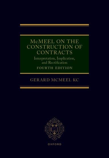 McMeel on the Construction of Contracts