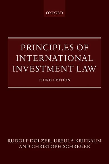 Principles of International Investment Law