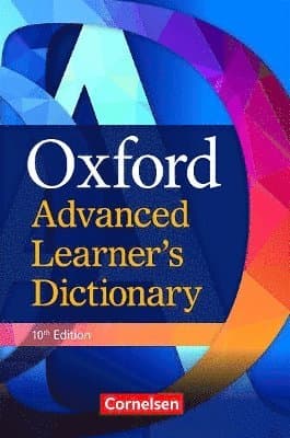 Oxford Advanced Learners Dictionary 10 German Exam Hardback (De/at)