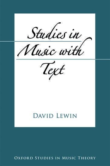 Studies in Music with Text