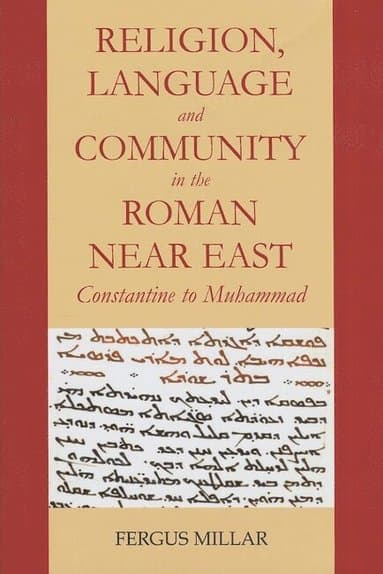 Religion, Language and Community in the Roman Near East